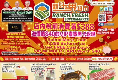 Ranch Fresh Supermarket Flyer February 24 to March 2