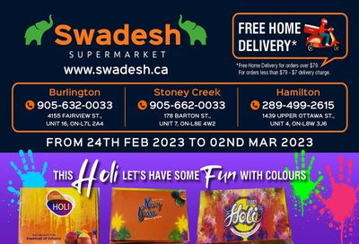 Swadesh Supermarket Flyer February 24 to March 2