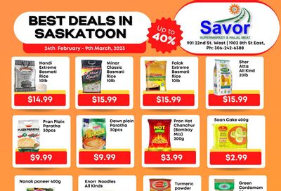 Savor Supermarket Flyer February 24 to March 9