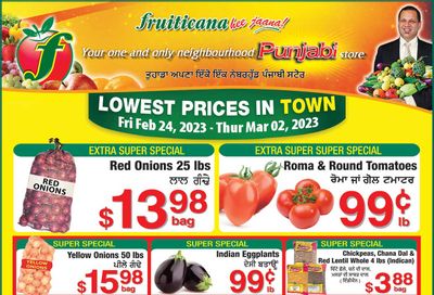 Fruiticana (Kelowna) Flyer February 24 to March 2