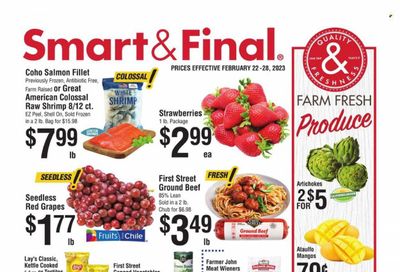 Smart & Final (AZ, CA) Weekly Ad Flyer Specials February 22 to February 28, 2023