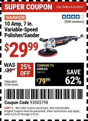 Harbor Freight Weekly Ad Flyer Specials February 22 to March 5, 2023