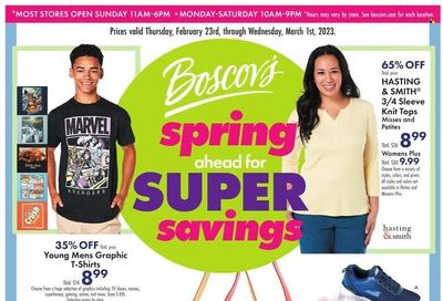 Boscov's (CT, DE, MD, NJ, NY, PA) Weekly Ad Flyer Specials February 23 to March 1, 2023