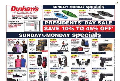 Dunham's Sports (MI) Weekly Ad Flyer Specials February 18 to February 23, 2023