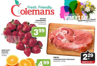 Coleman's Flyer March 2 to 8