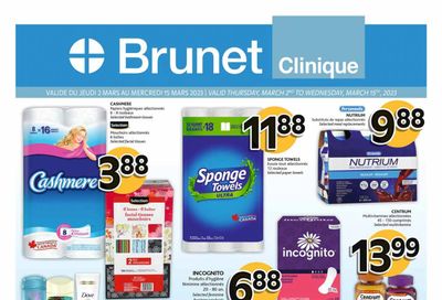 Brunet Clinique Flyer March 2 to 15