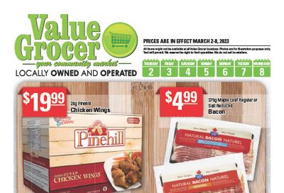 Value Grocer Flyer March 2 to 8