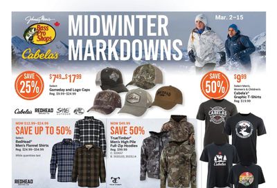 Cabela's Flyer March 2 to 15