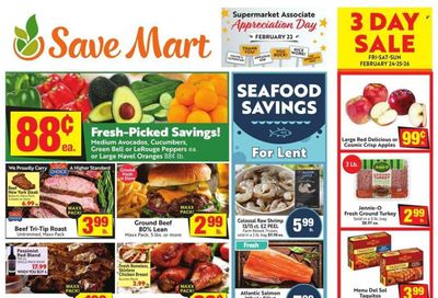 Save Mart (CA, NV) Weekly Ad Flyer Specials February 22 to February 28, 2023