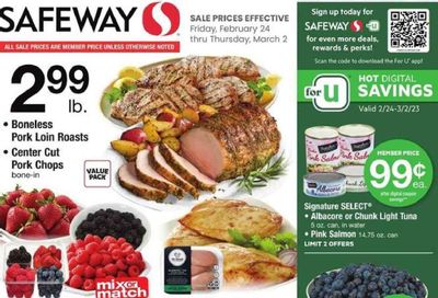 Safeway (MD, VA) Weekly Ad Flyer Specials February 24 to March 2, 2023