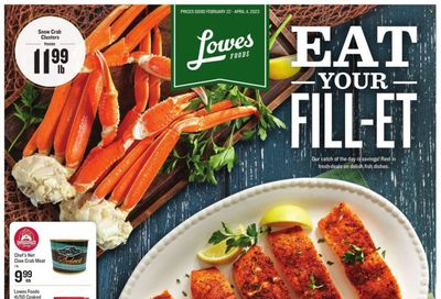 Lowes Foods (NC, SC) Weekly Ad Flyer Specials February 22 to April 4, 2023