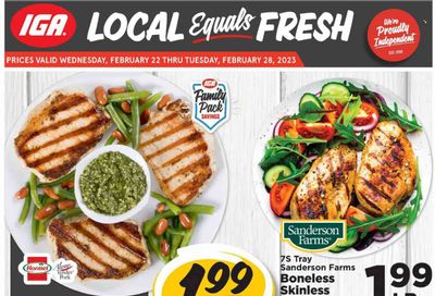 IGA (IN) Weekly Ad Flyer Specials February 22 to February 28, 2023