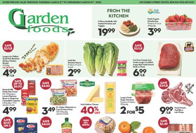 Garden Foods Flyer March 2 to 15