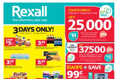 Rexall (ON) Flyer March 3 to 9