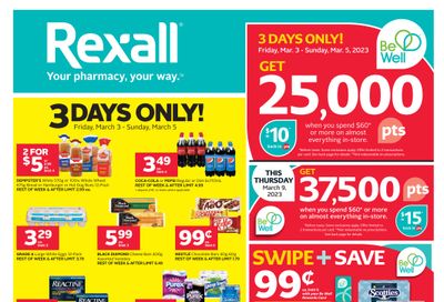 Rexall (SK) Flyer March 3 to 9