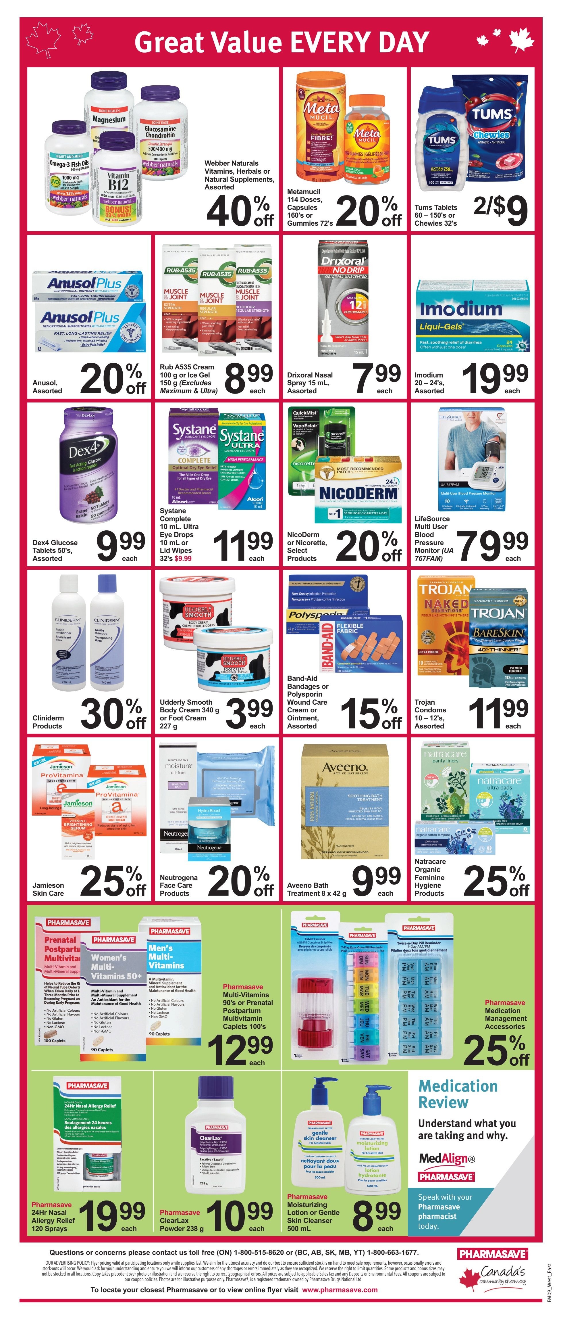 Pharmasave (ON) Flyer March 3 to 16