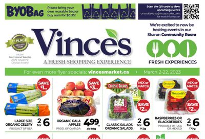 Vince's Market Flyer March 2 to 22