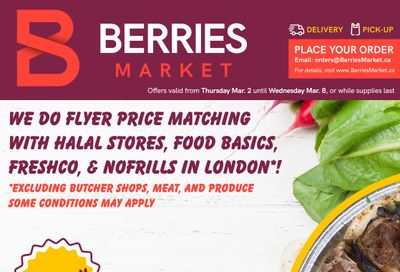 Berries Market Flyer March 2 to 8