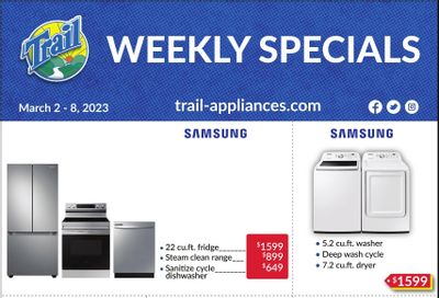 Trail Appliances (AB & SK) Flyer March 2 to 8