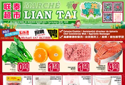 Marche Lian Tai Flyer March 2 to 8