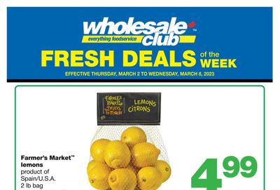 Wholesale Club (Atlantic) Fresh Deals of the Week Flyer March 2 to 8