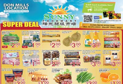 Sunny Foodmart (Don Mills) Flyer March 3 to 9