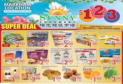 Sunny Foodmart (Markham) Flyer March 3 to 9