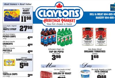 Claytons Heritage Market Flyer March 3 to 9