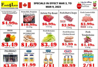 Food 4 Less (Oshawa) Flyer March 3 to 9