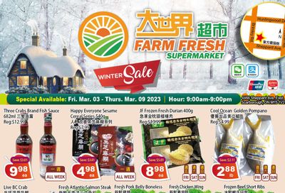 Farm Fresh Supermarket Flyer March 3 to 9