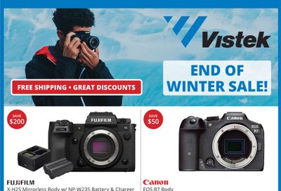 Vistek End Of Winter Sale Flyer March 3 to 30