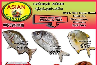 Asian Cash & Carry Flyer March 3 to 9