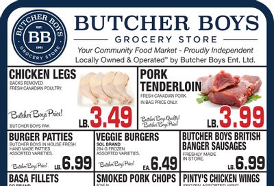Butcher Boys Grocery Store Flyer March 3 to 9