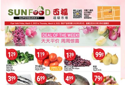 Sunfood Supermarket Flyer March 3 to 9