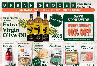 Urban Grocer Flyer March 3 to 9