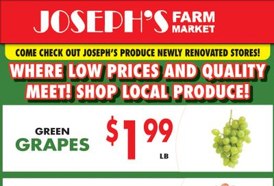 Joseph's Farm Market Flyer March 4 to 7