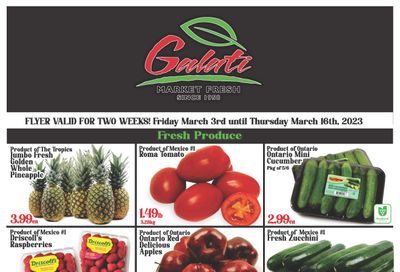 Galati Market Fresh Flyer March 3 to 16