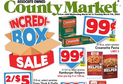 County Market (IL, IN, MO) Weekly Ad Flyer Specials March 1 to March 7, 2023