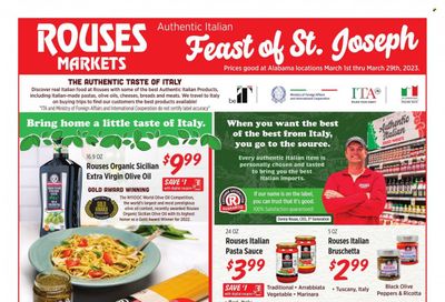 Rouses Markets (AL) Weekly Ad Flyer Specials March 1 to March 29, 2023