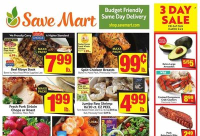 Save Mart (CA, NV) Weekly Ad Flyer Specials March 1 to March 7, 2023