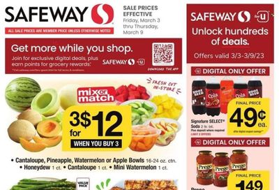 Safeway (MD, VA) Weekly Ad Flyer Specials March 3 to March 9, 2023