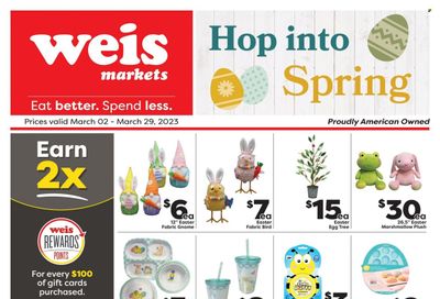 Weis (MD, NY, PA) Weekly Ad Flyer Specials March 2 to March 29, 2023