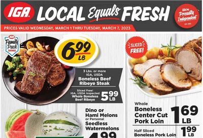 IGA (AL) Weekly Ad Flyer Specials March 1 to March 7, 2023