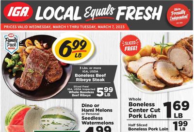 IGA (KY) Weekly Ad Flyer Specials March 1 to March 7, 2023