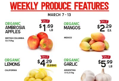 Pomme Natural Market Weekly Produce Flyer March 7 to 13