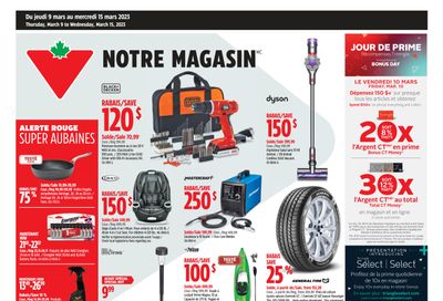 Canadian Tire (QC) Flyer March 9 to 15