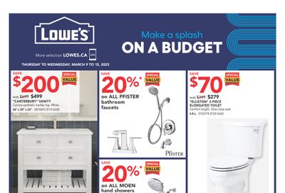 Lowe's (West) Flyer March 9 to 15