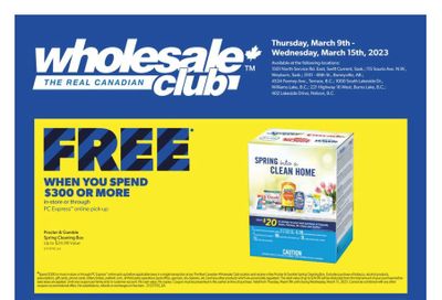 Real Canadian Wholesale Club Flyer March 9 to 15