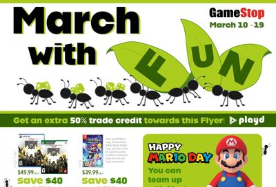 GameStop Flyer March 10 to 19