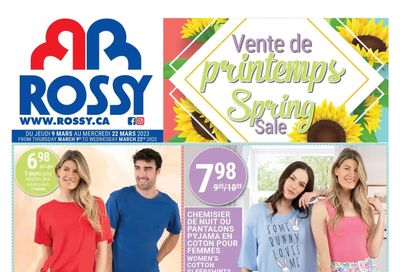 Rossy Flyer March 9 to 22